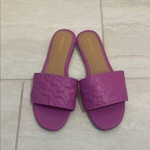 BAMBOO Purple Sandal Slides
